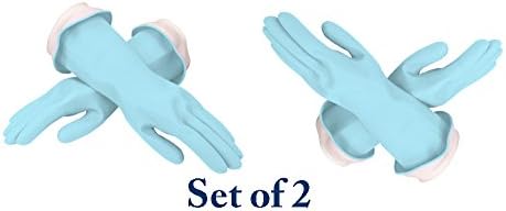 Ръкавици за гидроблока Casabella средно-син цвят