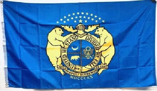 Флаг на държавната охрана на Мисури 1861 Г. Поли-3 'x5' Флаг Банер