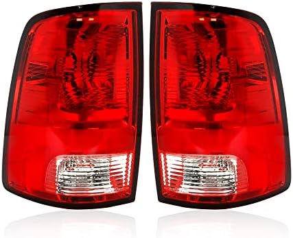 Замяна на задните стоп светлини възли за 2009-2018 Dodge Ram 1500 2500 3500 Задните Светлини Обектив и Корпус Фабрично
