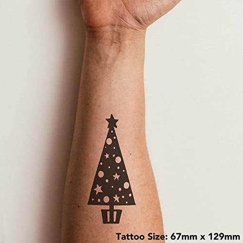 Временни татуировки Azeeda 4 x Звездна елха (TO00055571)