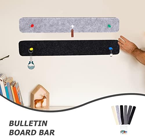 Обяви STOBOK Corkboard Дъска за Табла за съобщения Бар Лента без рамки Ленти от Корк Дъска с Разноцветни Нажимным