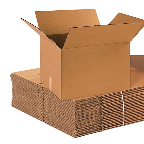 Подвижни кутии AVIDITI Големи, 18 L x 14W x 12H, 10 Опаковки | Кутия от велпапе и картон за опаковане, доставка