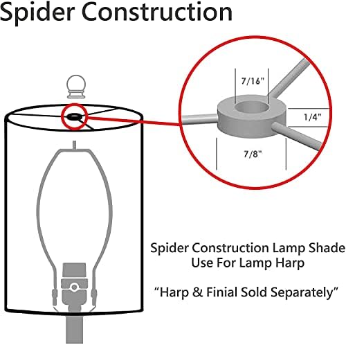 Aspen Creative 32425A, Преходен лампа в твърди корици във формата на паяк, сиво, ширина 9 см (5 x 9x 7)