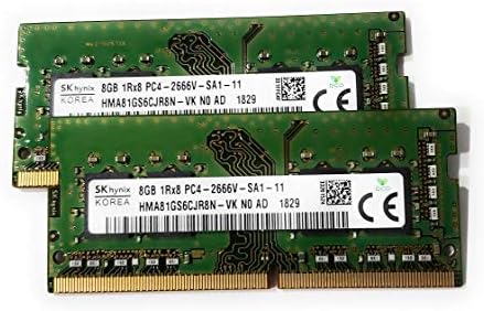 Истински OEM лаптоп SK Hynix Ram HMA81GS6CJR8N-VK 16 GB (2X8 GB) PC4-21300 DDR4-2666 Mhz, Без ECC, Без буфериране