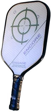 Гребло за пиклбола Engage Encore | Одобрена USAPA | Текстурирани Повърхност от фибростъкло FiberTEK и Полимерна жило ControlPRO